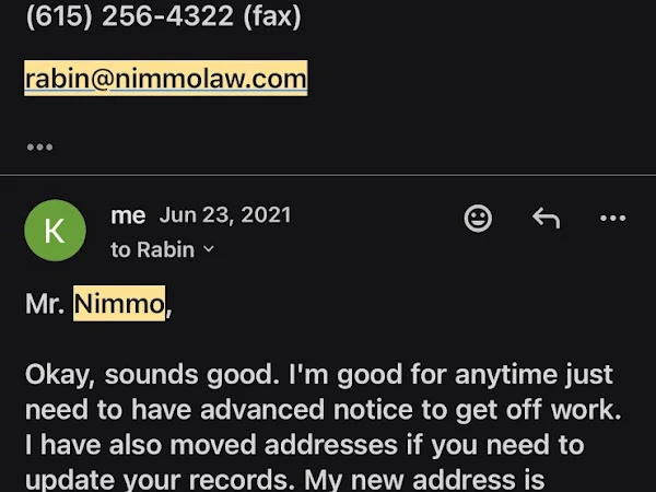 Rabin P. Nimmo, Attorney at Law